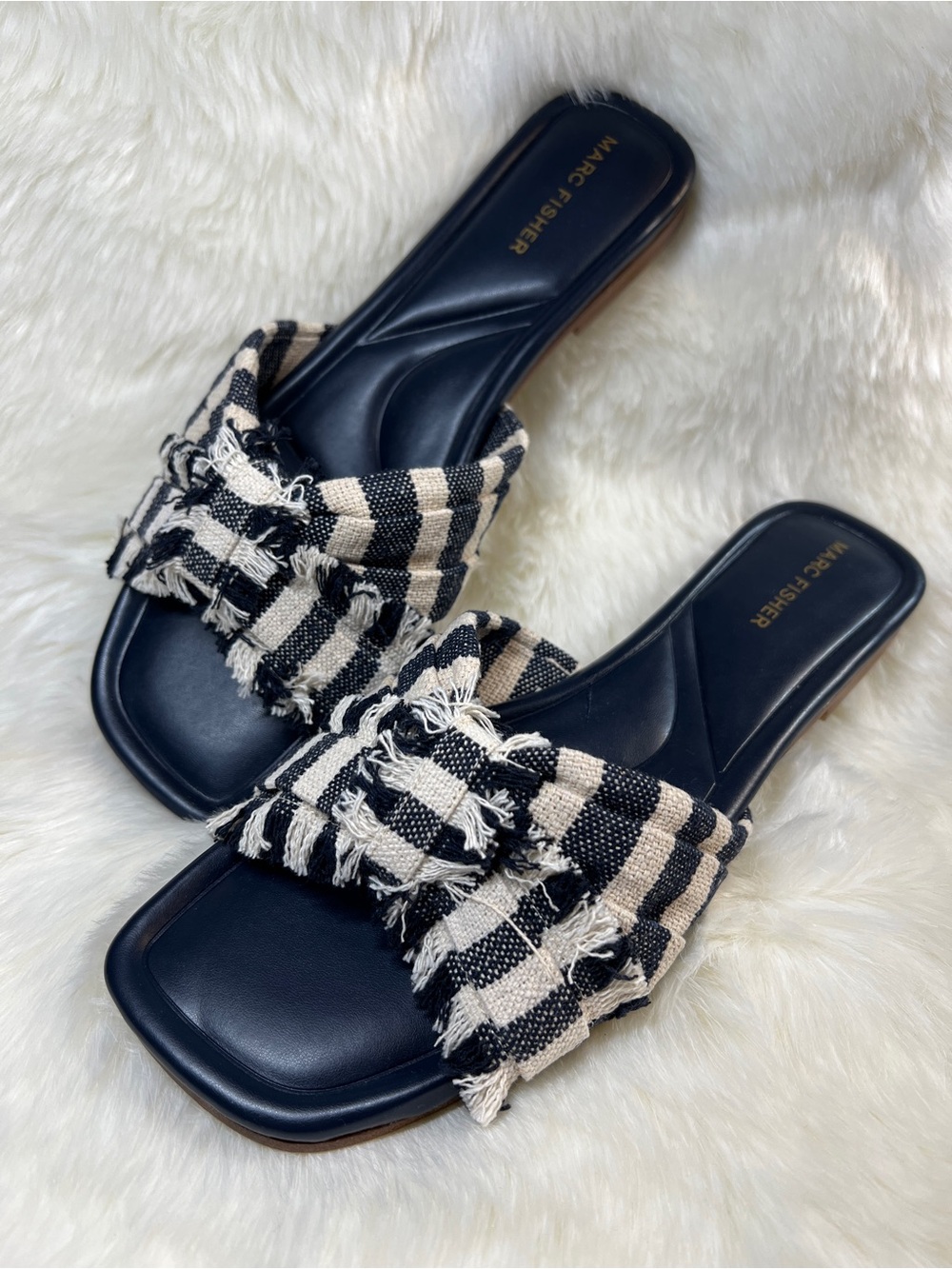 Marc Fisher Orbit Dark Blue Women’s Sandals